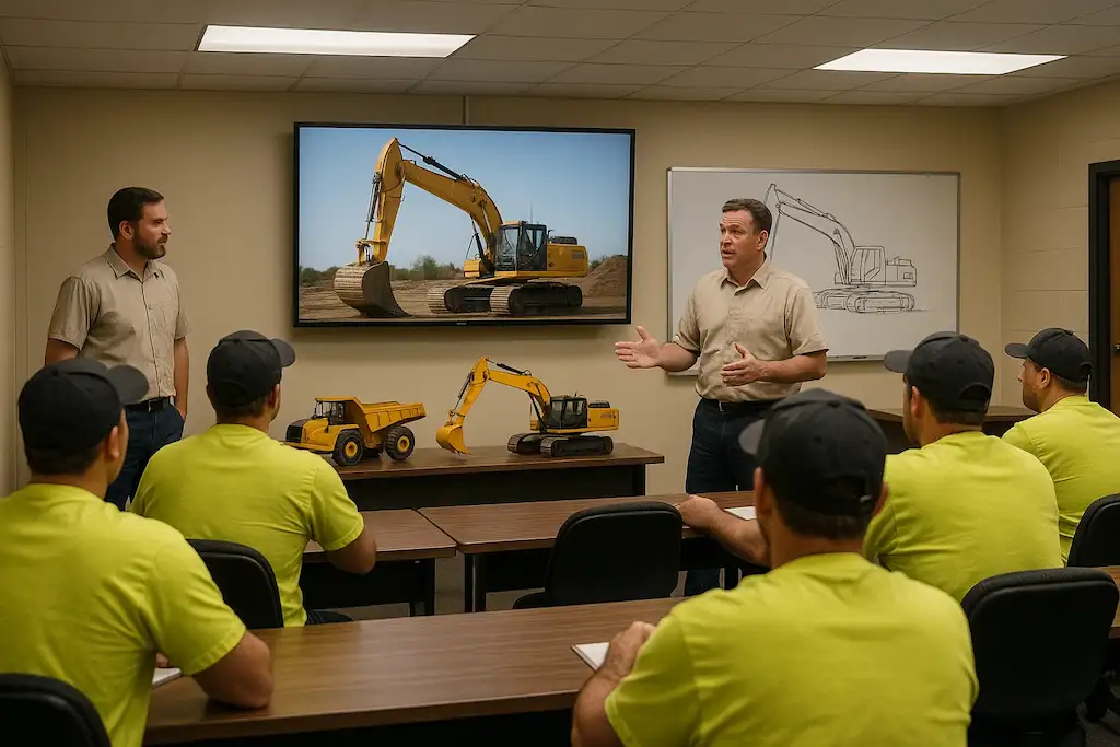 Manejo de maquinaria pesada, donde conseguir el permiso