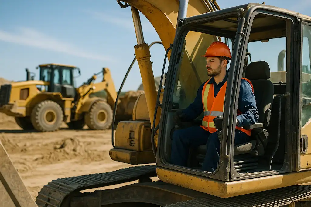 manejo de maquinaria pesada